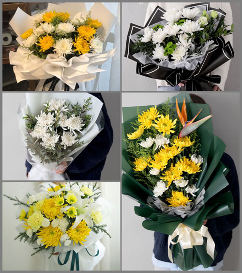辽宁抚顺东洲区章党街道白事花束代送